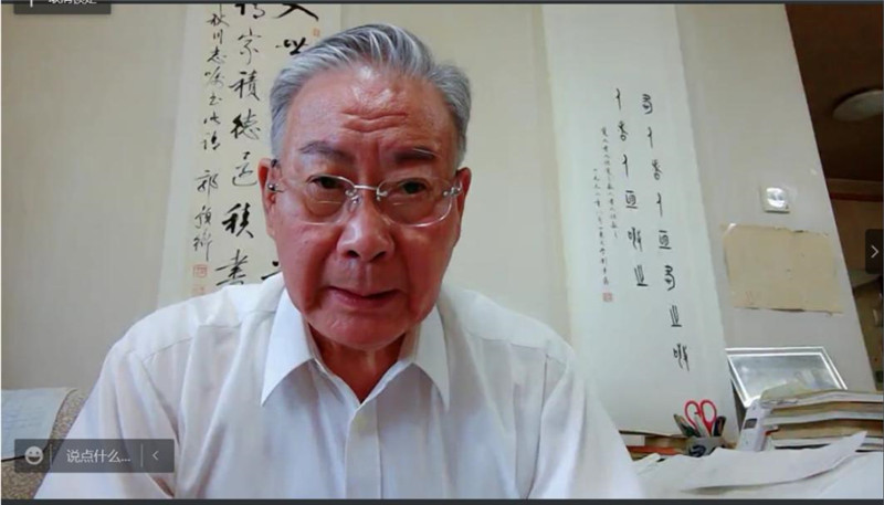全國古籍整理出版規(guī)劃領(lǐng)導小組副組長、全國高校古委會名譽主任、北京大學中國古文獻研究中心教授安平秋先生致辭.jpg